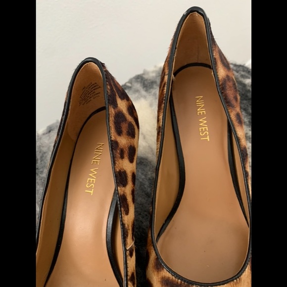 Nine West Cheetah Print Tatiana Pointy Toe Heels - Picture 5 of 9